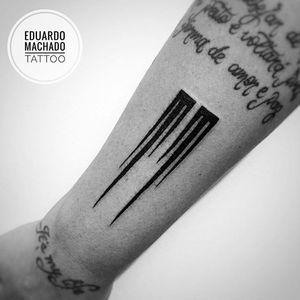 Marilyn Manson tattoo by Eduardo Machado. #EduardoMachado #symbol #MarilynManson #paleemperor #music #band #goth #alternative #metal #dark