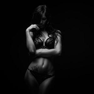 Model photographed by Florian Böcking #FlorianBöcking #photography #tattooedmodel #lingerie