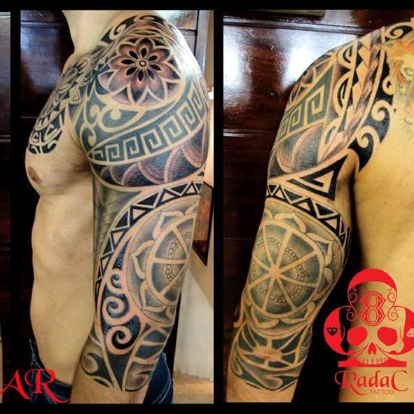 3D portuguese nautic map totally customise by me  Portuguese tattoo  Armor tattoo Back of shoulder tattoo