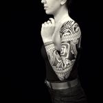 Polynesian tattoo #Marquesantattoo #tribaltattoo #DmitryBabakhin #ethnictattoo #Polynesiantattoo