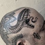 Snake Tattoo by Luca Cospito #snake #blackwork #blackworkartist #blackink #darkart #darkartist #spanishartist #LucaCospito