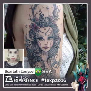 #ScarlathLouyse #TattooExperience2016 #TattooWeek #Convenções #brasil #texp2016