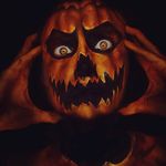 Pumpkin by Emily Anderson (via IG-likecharity) #makeupartist #mua #bodypaint #halloween #creepy #monster #pumpkin #jackolantern #EmilyAnderson