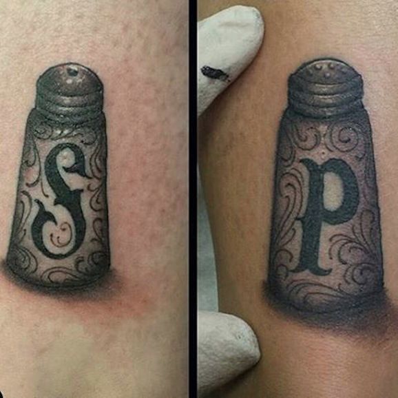 LeighSophieTurner on Twitter 15 Ok this is Sophies most recent  tattoo that we know of its a pepper shaker lol her friend Blair has a salt  shaker tattoo It their names for