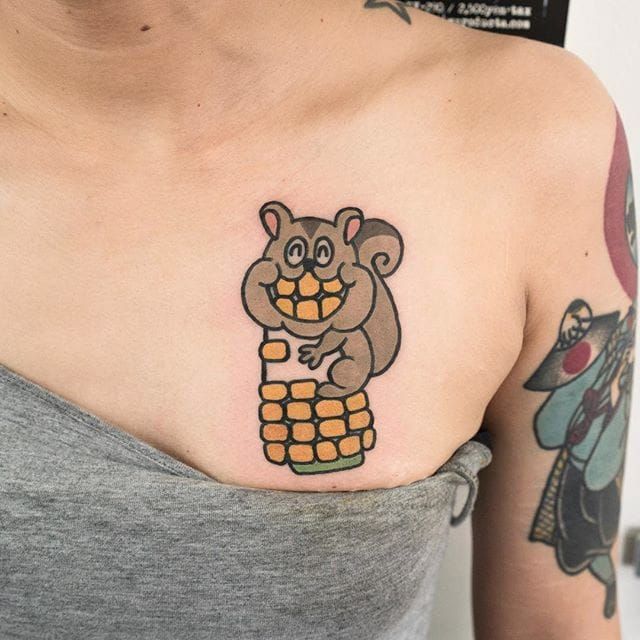 Youre Gonna Go Nuts over these Squirrel Tattoos  Ratta TattooRatta Tattoo