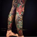 Floral Tattoo by Bonel Tattooer #japanese #japanesetattoos #japanesetattoo #irezumi #irezumitattoo #BonelTattoo