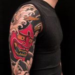 Hannya Tattoo by Alex Gallo #hannya #Japanese #mask #AlexGallo