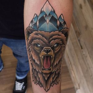 Bear Tattoo. #Bear #Bears #BearTattoo