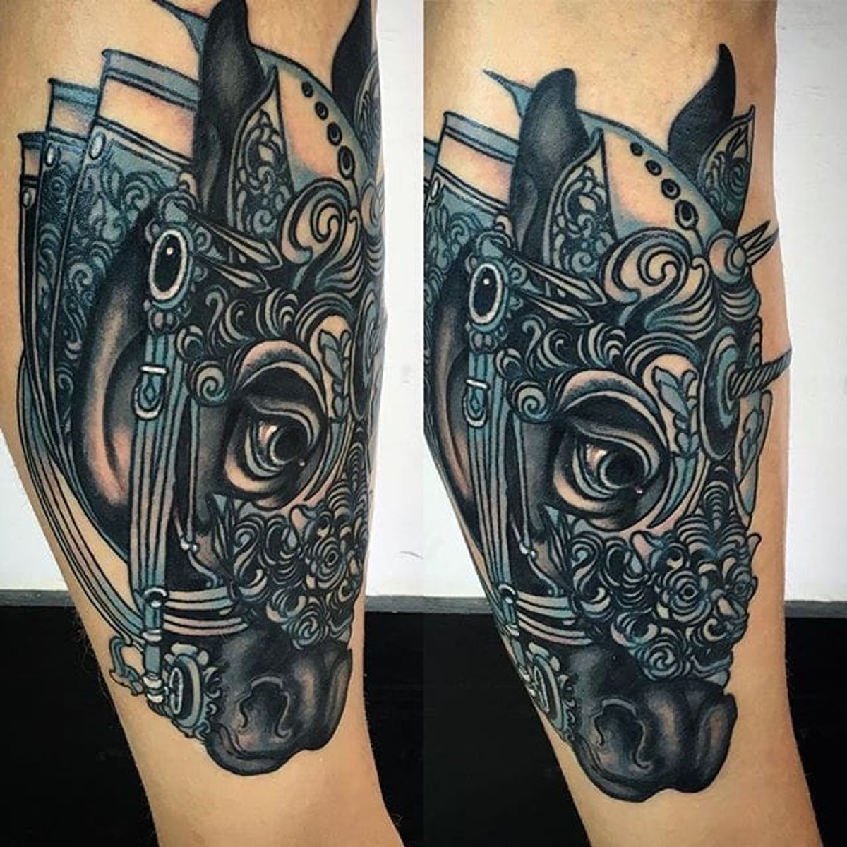 Tattoo uploaded by Robert Davies • War Horse Tattoo by Aaron Harman # ...