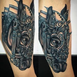 Ride Into Battle on the Back of these Badass War Horse Tattoos! • Tattoodo