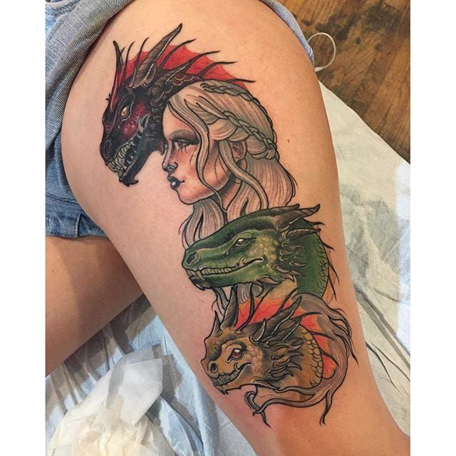 Daenerys Targaryen tattoo by Vinni Mattos | Photo 23113