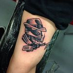 Bandit tattoo by Paul King #PaulKing #bandittattoo #traditional #bandit