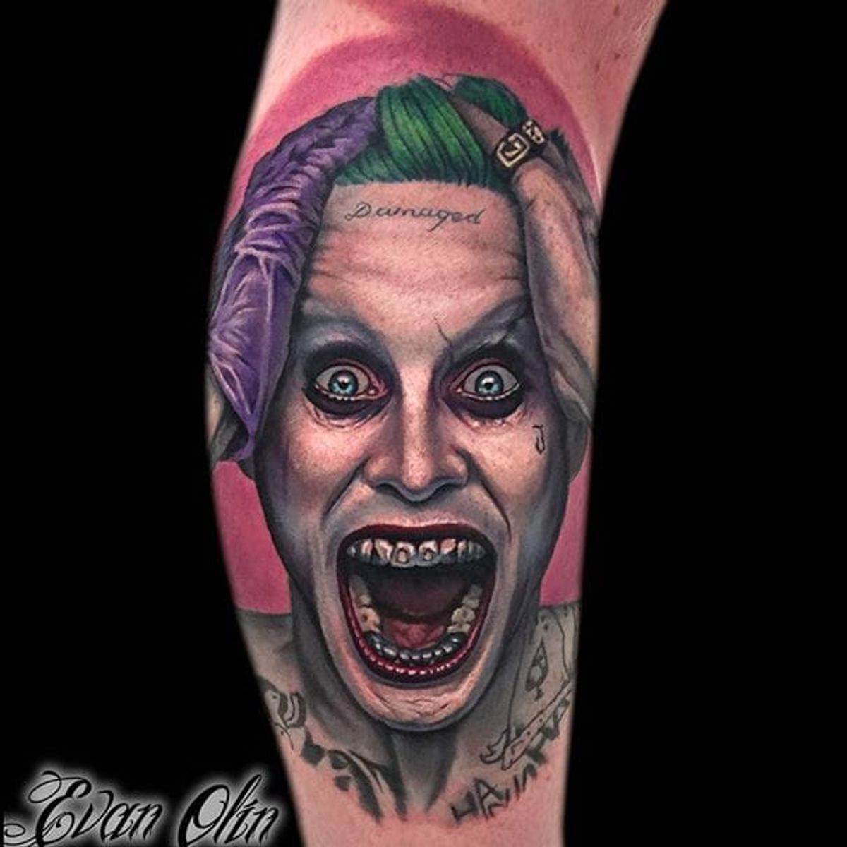 Tattoo uploaded by Xavier • Suicide Squad tattoo by Evan Olin. # ...