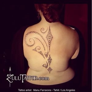 Superb tattoo by Manu Farrarons #ManuFarrarons #polynesian #tahitian #marquesan #ethnic #tribal #ornamental #freetattoo