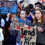 Students Protest (via IG-philroeder) #protest #election2016 #donaldtrump #hillaryclinton #students