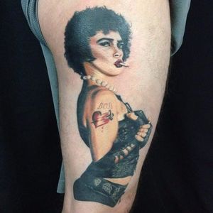 Rocky Horror Picture Show tattoo by Damask Tattoo. #rockyhorror #rockyhorrorpictureshow #theater #film #classic