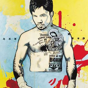Manny Pacquiao art by RedApe #RedApe #art #painting #inspiration #tattooed #mannypacquiao