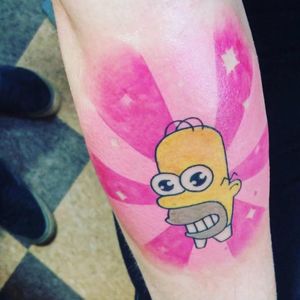 He is disrespectful to dirt, he is MISTER SPARKLE! (Via IG - cleverrebeltattoo) #thesimpsons