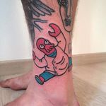 Zoidberg tattoo by Vinz Flag. #VinzFlag #popculture #cartoon #bold #color #futurama #zoidberg