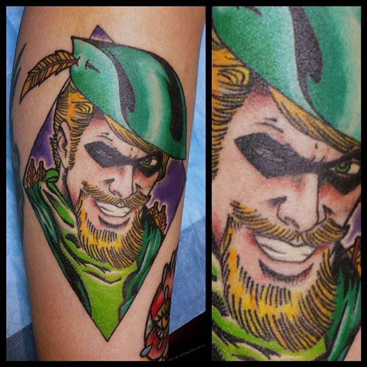 Tattoo uploaded by Robert Davies • Green Arrow Tattoo by Steve Rieck # ...