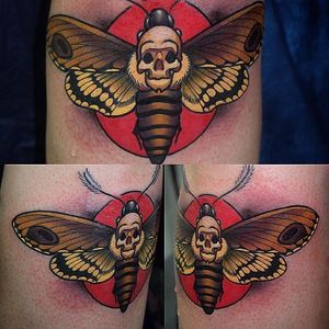 Death Moth Tattoo by Myrhwan Ogt #deathmoth #deathmothtattoo #deathmothtattoos #moth #mothtattoo #skull #skulltattoo #skullmoth #mothskull #traditionalmoth #MyrhwanOgt