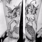 #cintiasuzuki #Mermaid #Sereia #blackwork #tatuadoresbrasileiros #tatuadoresbr