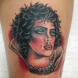 Rocky Horror Picture Show tattoo by Liz Strahl. #rockyhorror #rockyhorrorpictureshow #theater #film #classic