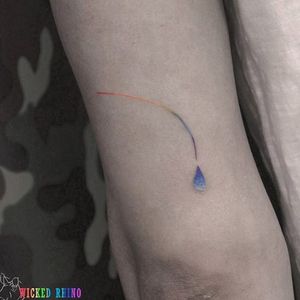 Rainbow tattoo by mischieffwr on Instagram. #rainbow #gradient