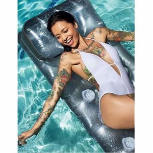 Via inkspiredmagazine.com #tattoodobabe #poolparty #summer #tattooedmodel