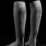 Matching ornamental tattoo by Marine Ishigo #MarineIshigo #ornamental #linework #dotwork #blackwork