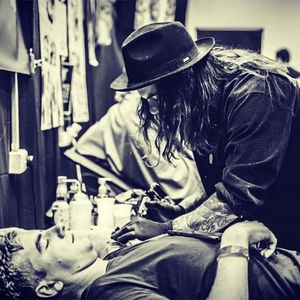Jeff Snow, pictured #JeffSnow #tattooartist