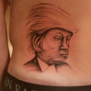 Zach Cobert's Trump Tattoo. #DonaldTrump #ZachCobert #President #PresidentTrump