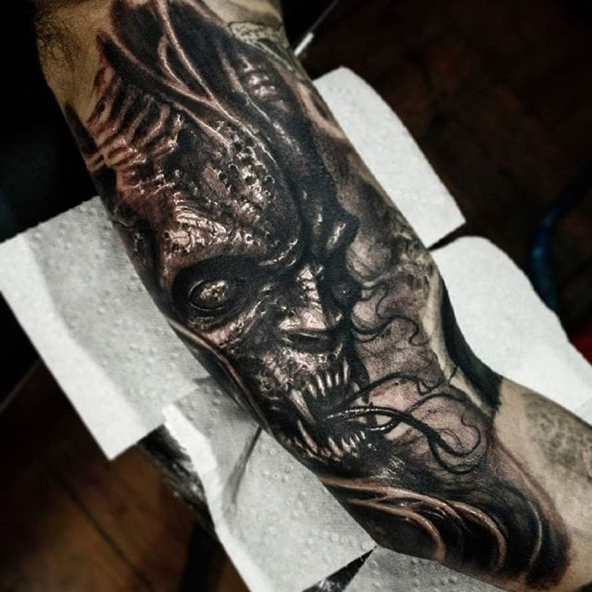 Tattoo uploaded by Robert Davies • Demon Tattoo by Matias Felipe #demon ...