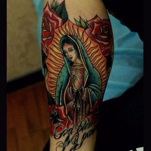 Lady Of Guadalupe Tattoo by @zmrtattoo #OurLadyOfGuadalupe #VirginMary #religious