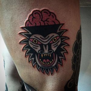 Old school tattoo by Bad Tongue #BadTongue #oldschooltattoo #poptattoo