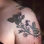 Garden-inspired tattoo by Alice Carrier. #AliceCarrier #flower #garden #plant #neotraditional