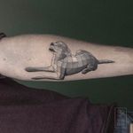 Low Poly Tattoo by Sven Rayen #dog #SvenRayen #lowpoly