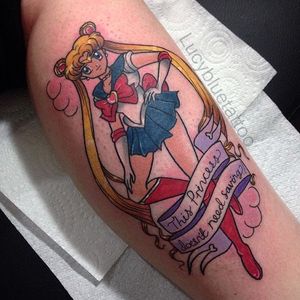 Sailor Moon pin up lady. #LucyBlue #pinkwork #pinup #lady #girly #sailormoon