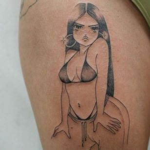 Total babe tattoo of Soto Gang (¡versión sin censura en la página personal!)