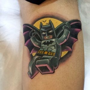 Batman Tattoo by Troy Slack #superhero #DC #TroyStark #Batman #Lego