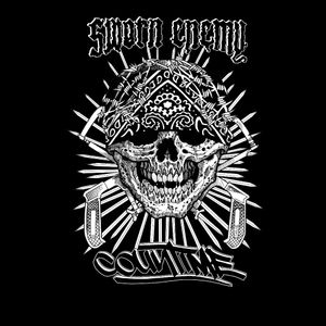 The cover art for the Sworn Enemy and Countime split CD by Steven Huie (IG—stevenhuie_flyrite). #hardcore #SteveHuie #punkrock