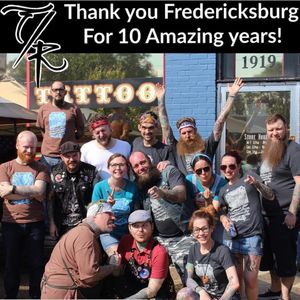 The Jack Brown Tattoo Revival team showing their love for the community (IG—tattoorevival). #charity #FredricksburgSPCA #JackBrownsTatttooRevival