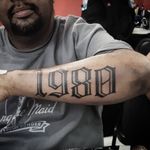 1980 tattoo by IG-tall_garrett_tattoos #datetattoo #1980 #tallgarrett #80s