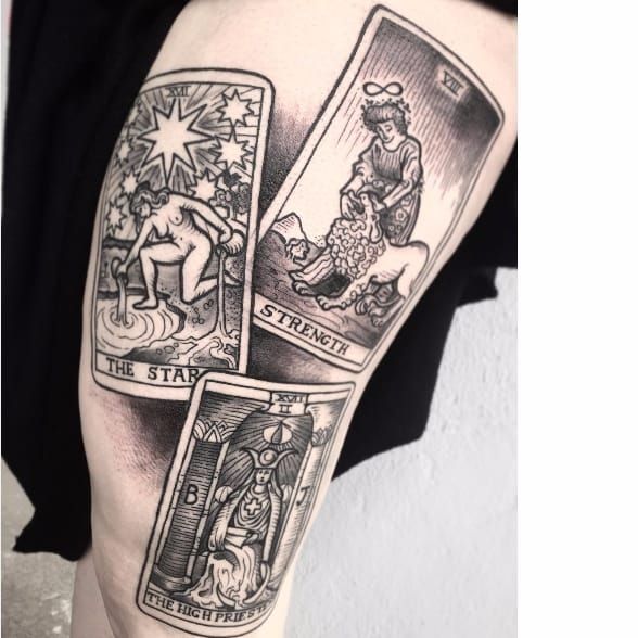 Review of the Tattoo Tarot by Megamunden  benebell wen