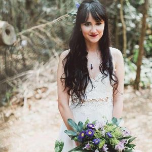 A very blooming Luiza Oliveira on her wedding day. #LuizaOliveira #Brazil #tattooer #floral #feminine #brazililan #tattooartist #beautiful #tattooedwomen #bride #flower #wedding