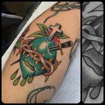 Sacred Lime Tattoo by Nick Mayes #sacredlime #lime #limetattoo #citrus #citrustattoo #fruit #fruittattoo #NickMayes