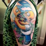 #RobbieRippol #thesimpsons #ossimpsons #TheSimpsonstattoo #homer #bart #skate #donuts