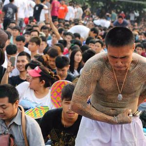 Photo courtesy of Reuters, EPA photos. #Bangkok #Thai #Thailand #culture #world #diversity #tattoofestival