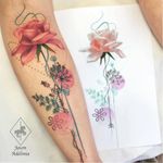 Mais uma bela rosa #JasonAdelinia #gringo #watercolor #aquarela #flor #flower #graphic #grafico #botanical #botanica #folha #leaf #rosa #rose
