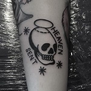 Brand New tattoo by Joe Turner. #brandnew #band #lyrics #music #bands #blackwork